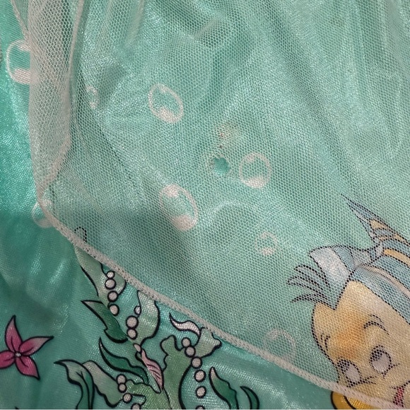 3 Disney 3T Girl Nightgown Dresses - The Little Mermaid Ariel & Frozen Elsa - Picture 3 of 5